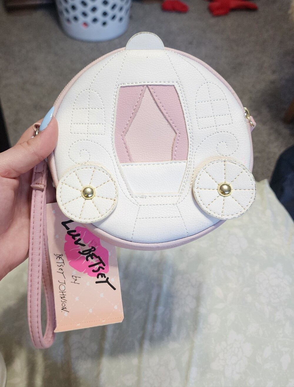 Betsey Johnson Cinderella Carriage Wristlet